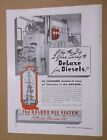 1942 DeLUXE OIL FILTER Magazine AD ~ PRODUCTS Co/LaPORTE, IN. ~ Fairbanks-Morse