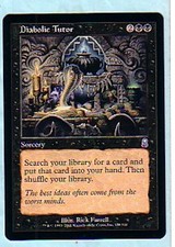MTG 4X ODYSSEY DIABOLIC TUTOR NM/M MAGIC THE GATHERING BLACK UNCOMMON ENGLISH