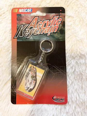 NWT vintage nascar acrylic keychain in package Dale Jarrett Cover