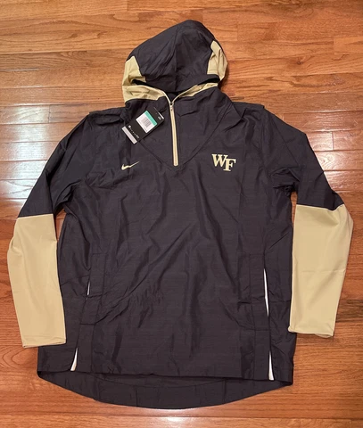 Wake Forest Demon Deacons Nike College Player Quarter-Zip Hoodie Jacket XL Cover