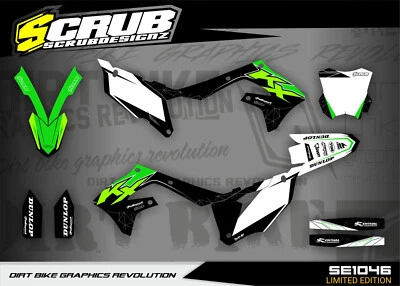 Graphics Kawasaki KX450 2019-2023 KX250 2021-2024 KXF Decals Stickers kit - Image 1 of 4
