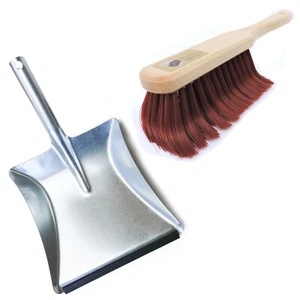 Kehrgarnitur Krallenbesen - Krallenhandfeger rechts, Kehrschaufel Gummilippe - Bild 1 von 4