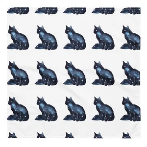 Galaxy the Cat print bandana scarf cat lovers gifts Holidays - Picture 1 of 4