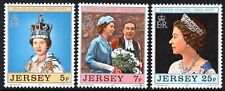 Jersey 1977 Silver Jubilee set of 3 Mint Unhinged