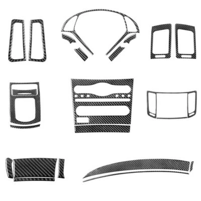 Juego decorativo interior de fibra de carbono 22 piezas para Infiniti G37 2010-2013 Foto 1 de 4