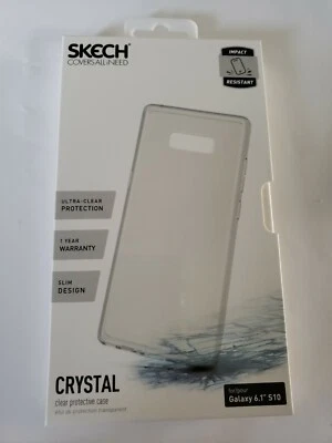 Skech - Funda Cristal para Samsung Galaxy S10 - Transparente, Modelo: SK54-CRY-CLR Foto 1 de 4