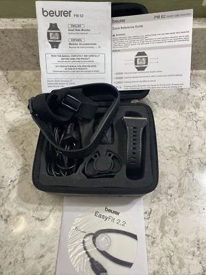 Beurer Heart Rate Monitor PM62 Stainless Steel Watch EKG Fitness Test Pro  - Image 1 of 4