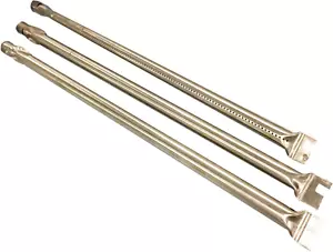 Stainless Steel Pipe Tube Burners 3pk BBQ Gas Grill Parts for Weber Genesis - Picture 1 of 2