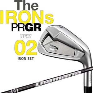 Yokohama PRGR Golf Japan 2023 NEW 02 IRON SET #6,7,8,9,Pw Diamana 5-Irons - Picture 1 of 13