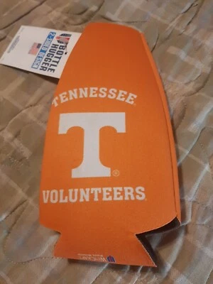 TENNESSEE VOLUNTARIOS 12 oz KOOZIE AISLADO ENFRIADOR PORTABOTELLAS PLIEGUES PLANO Foto 1 de 2