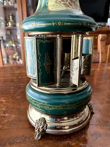 porta sigarette vintage in metallo colore verde - Foto 1 di 22