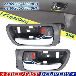 For Toyota Camry 2002-2006 Interior Door Handle Front Rear Left Right Inner Gray - Picture 1 of 7