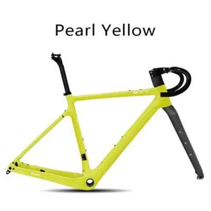 Full Carbon Fiber Gravel Bike Frameset 700C/27.5er 47C/2.1 Tire Disc Brake - Picture 1 of 44
