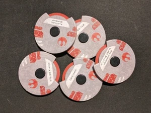 REBEL / REBELLION MANEUVER / MOVEMENT DIALS,STAR WARS X-WING MINIATURES (2nd ed) - Picture 1 of 5