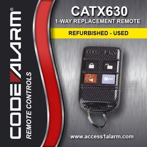 Code Alarm CATX630 4-Button Remote Control FCC ID GOH-FRDPC2002 Carbon Fiber - Picture 1 of 3