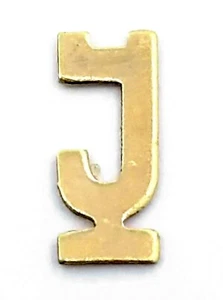  NOS MINT 14k Gelbgold Anfangsbuchstabe " J " für Schmuck Reparatur Einsatz siehe Bild - Bild 1 von 4