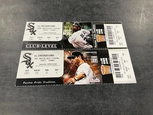 TALÓN DE BOLETO WHITE SOX 2013 5/27/13-5/28/13 VS CUBS - Imagen 1 de 3