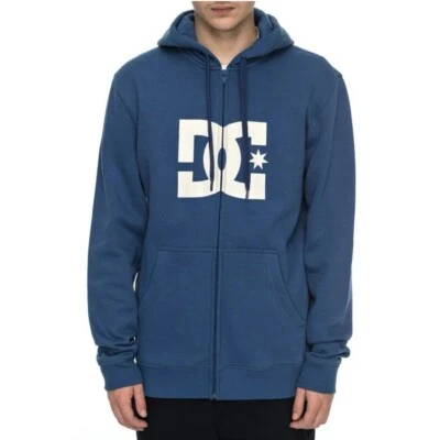 DC Shoes Drawstring Full Zip Hoodie Sweatshirt Men L @krack Skateboarding Y2K - Image 1 of 4