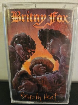 BRITNY FOX Boys In Heat 1989 CINTA DE CASETE GLAM/CABELLO METAL HARD ROCK RARO Foto 1 de 4