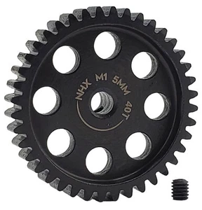 NHX RC MOD1 5mm Bohrung gehärteter Stahl 40T Ritzel Gear Speed Run Drag Racing - Bild 1 von 4