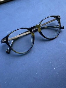 NWOT New John Varvatos Classic Men's Round Eyeglass Frames Olive V365 Japan - Picture 1 of 9
