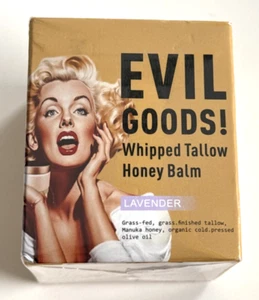 Evil Goods Whipped Beef Tallow Manuka Honey Balm LAVENDER 4.23 oz NEW SEALED - Picture 1 of 6