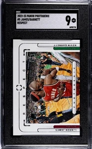 2022-23 Panini Photogenic #5 LeBron James/Kevin Garnett Respect SGC 9 - Bild 1 von 2