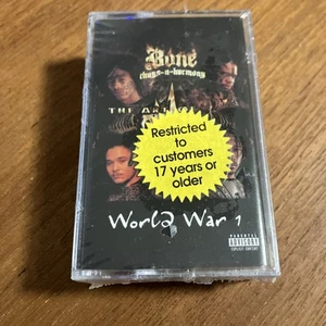 Bone Thugs-N-Harmony The Art of War World War 1+2 Cassette Rap Sealed 1997 - Picture 1 of 3