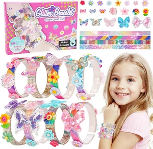 Freundschaftsarmband Bastelset für Mädchen, 5-12 Jahre Mädchen Geburtstagsgeschenke, Kunst - Bild 1 von 12