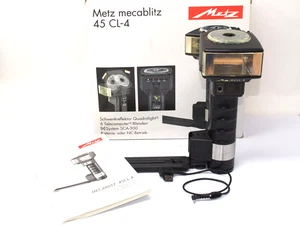 Metz 45 CL-4 Hammerhead Flash Gun + Bracket + Sync Lead - Tested - Picture 1 of 9