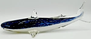Lo Squalo Balena Blu Gigante con Vetro Decorativo Macchie 12,5" Impressionante! L34 - Foto 1 di 7