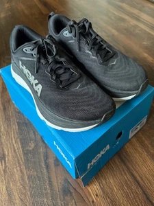Zapatos para correr Hoka One One Gaviota 5 para hombre talla 12D negros/blancos 1127929BWHT - Imagen 1 de 5