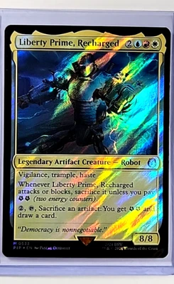 2024 MTG Magic The Gathering PIP Fallout Surge Foil #533 Liberty Prime Recharged - Image 1 of 2