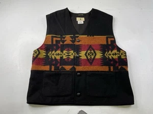 Vintage Northwest Territory Vest Navajo Southwestern Blanket Mens Size Large - Picture 1 of 5
