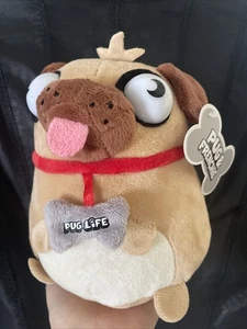Peluche Good Stuff Carlino e Francese Carlino Peluche Cane 6" Nuovo con etichette - Foto 1 di 5