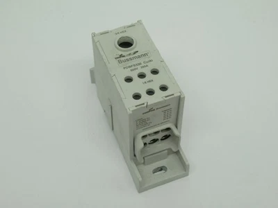 Cooper Bussmann PDBFS330 Power Distribution Block Cu/Al 600V 380A USED - Image 1 of 4