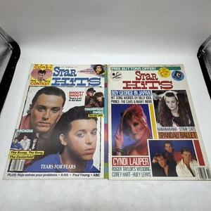 Lot of 2 Vintage Star Hits Pop Magazines Nov 1984 & Dec 1985 Prince Boy George + - Picture 1 of 20