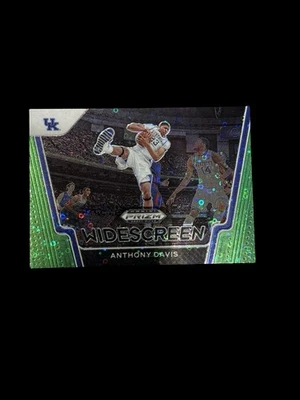 2021 Prizm 选秀 Anthony Davis 宽屏绿色迪斯科 SP /5 罕见小牛队洛杉矶 — 第 1/4 张图片