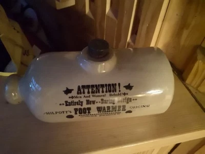 Vintage MOIRA Pottery Stoneware Foot Bed Warmer  - Image 1 of 3