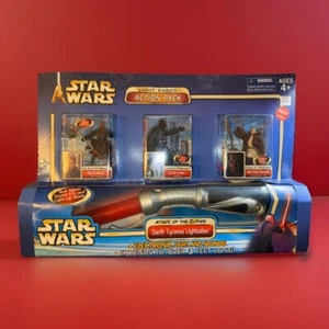 Star Wars Darth Tyranus Lightsaber Action Pack 2002 Collectible Vintage NIB - Picture 1 of 8