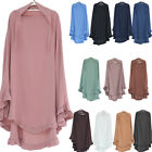 Overhead Hijab Women Muslim Khimar Prayer Ramadan Kaftan Islamic Arab Abaya Robe
