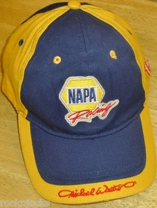 Michael Waltrip Nascar Racing One Fit Stretch fit hat sz. Small/Med NAPA RACING - Imagen 1 de 1
