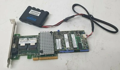 IBM M5110 PCI-E Server RAID 00AE807 46C9027 512MB cache + 49571-16 BBU battery - Image 1 of 4
