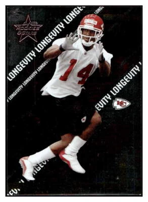2004 Leaf Rookies & Stars #144 Jeris McIntyre Longevity #/75 Rookie RC - Image 1 of 2