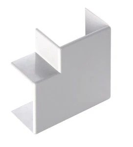 elettrocanali ECAP2517B angolo piano per canale 25x17mm bianco - Foto 1 di 1