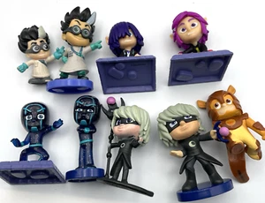 Lot Of 9 PJ Masks Villian Figures Cake Toppers Armadylan Ninja Wolfy Kevin etc.. - Picture 1 of 20