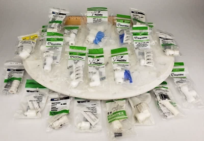 23x Watts Push Fit WaterPex 3/8" - 1/4" SharkBite Quick Connect Coupler Adapter - Image 1 of 4