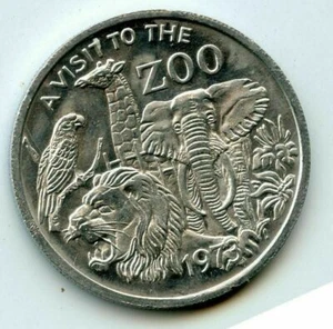 Karneval Doubloon Krewe von Atlas 1973 Aluminium - Bild 1 von 2