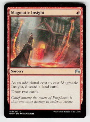 Magic Origins #155 Magmatic Insight - Image 1 of 2