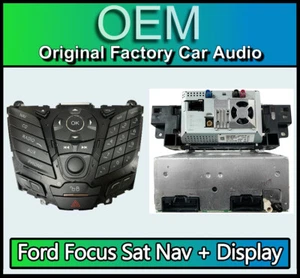 Ford Focus Sat Nav CD Player, Ford Autoradio DAB Radio RADIO AHU KOMPLETT SET - Bild 1 von 6
